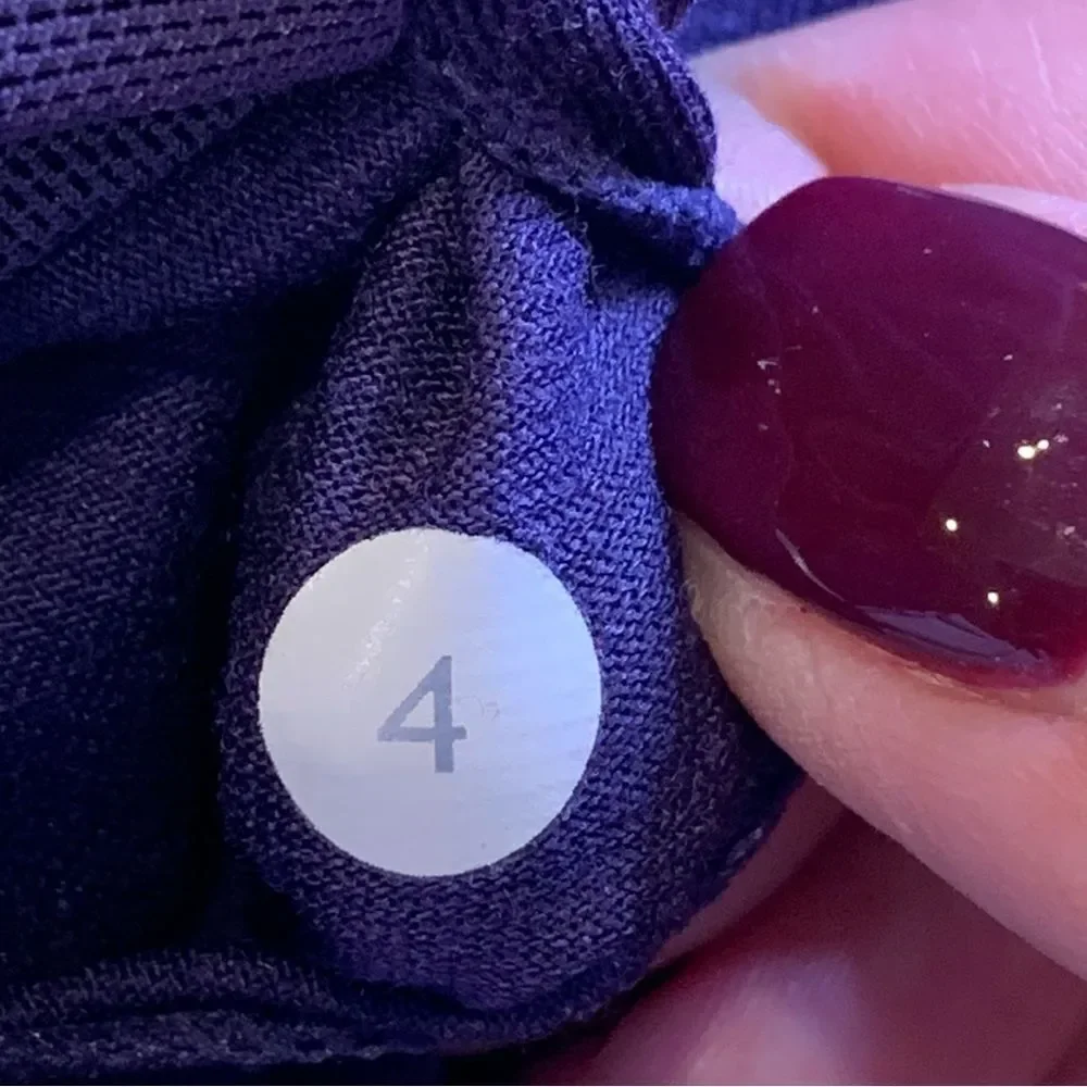 Lululemon Adjust Me Bra Concord Grape Size 4